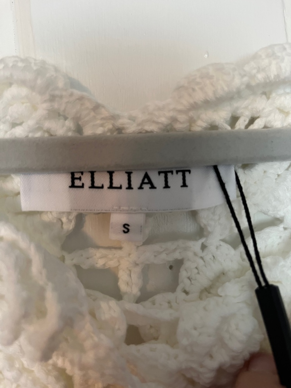 ‼️DELETING 5/11‼️Elliatt Elise high neck crochet mini dress in white NWT SZ S - Picture 5 of 7
